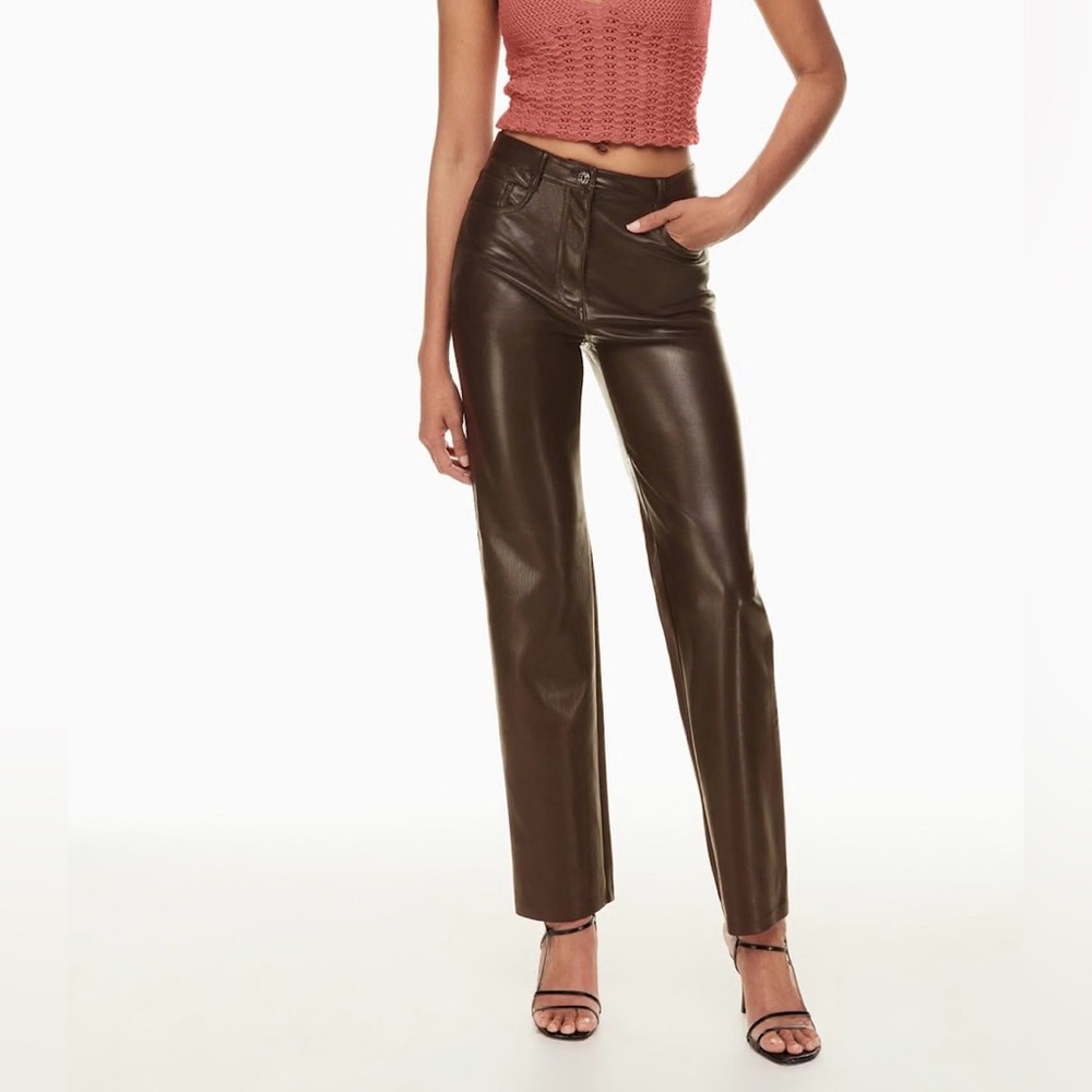 Aritzia Wilfred The Melina Leather Pants